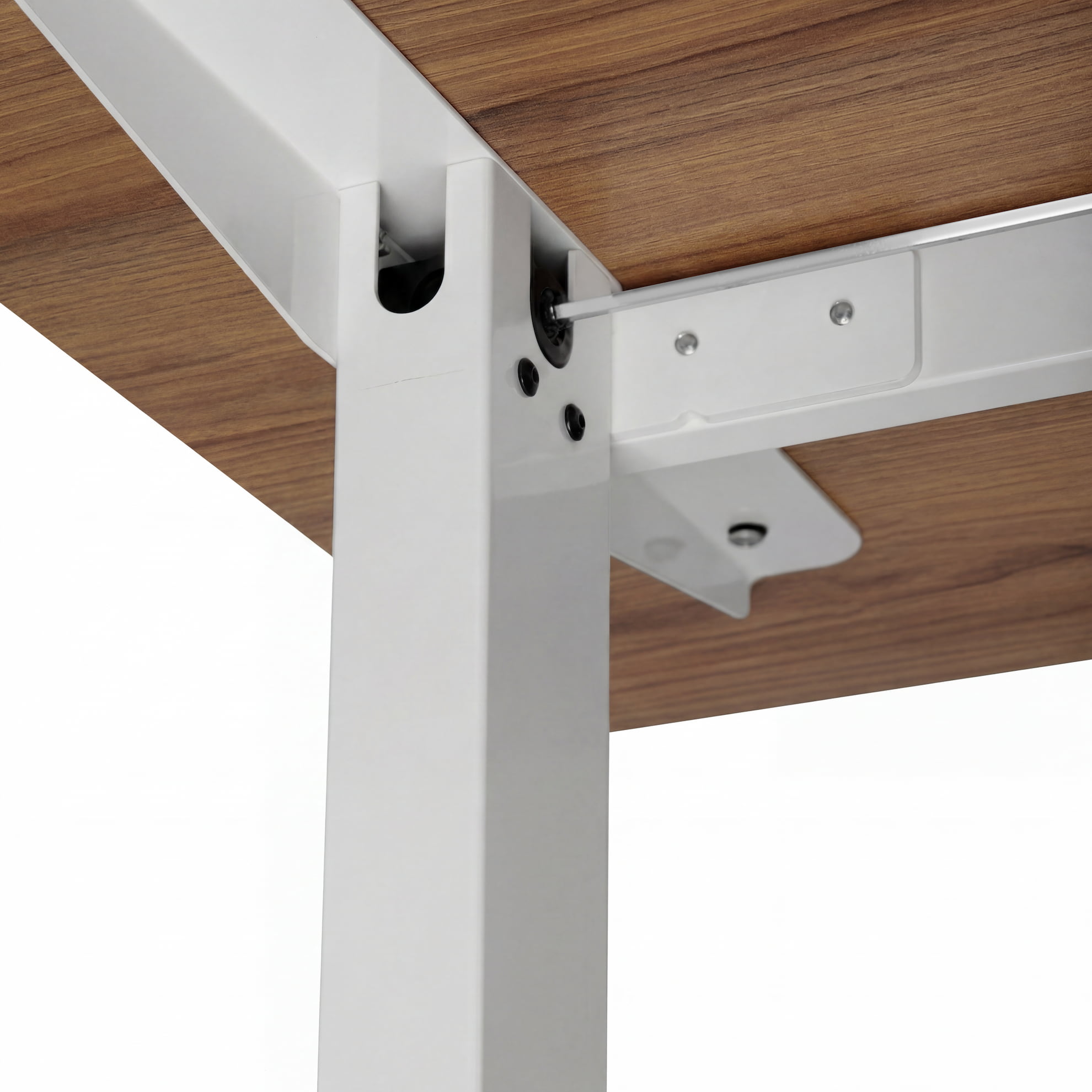 Регульований стіл AdapDesk Smart Manual 18мм Carbon Black, Snow White, фото 6