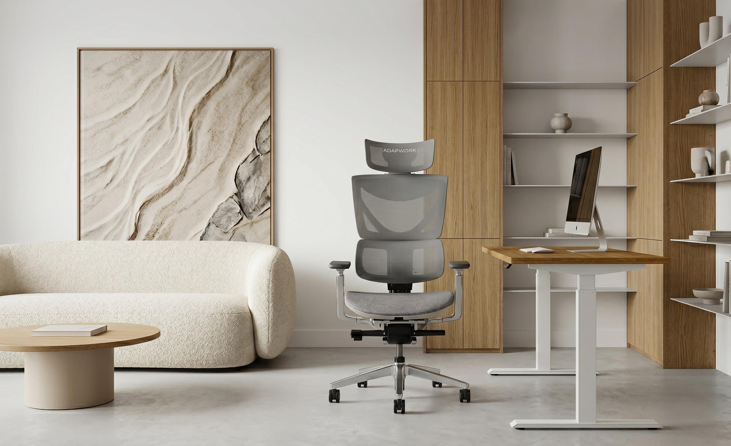 Кресло S3 Pro Senior ErgoChair Platinum Smoky Grey