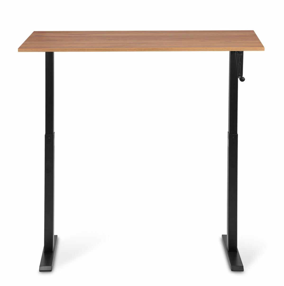 Регулируемый стол AdapDesk Smart Manual 18мм Golden Wood, Space Black, фото 5