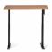 Регульований стіл AdapDesk Smart Manual 18мм Golden Wood, Space Black, фото 5 mini