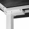 Регульований стіл AdapDesk Smart 2 Motor 18мм Carbon Black, Snow White, фото 6 mini