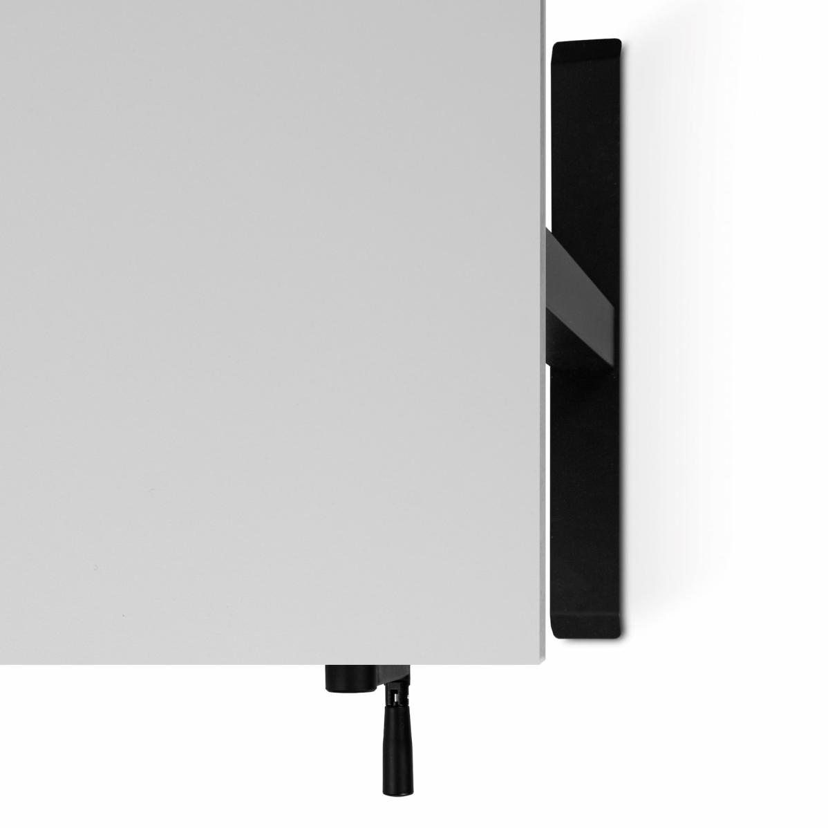 Регулируемый стол AdapDesk Smart Manual 18мм Crystal White, Space Black, фото 4