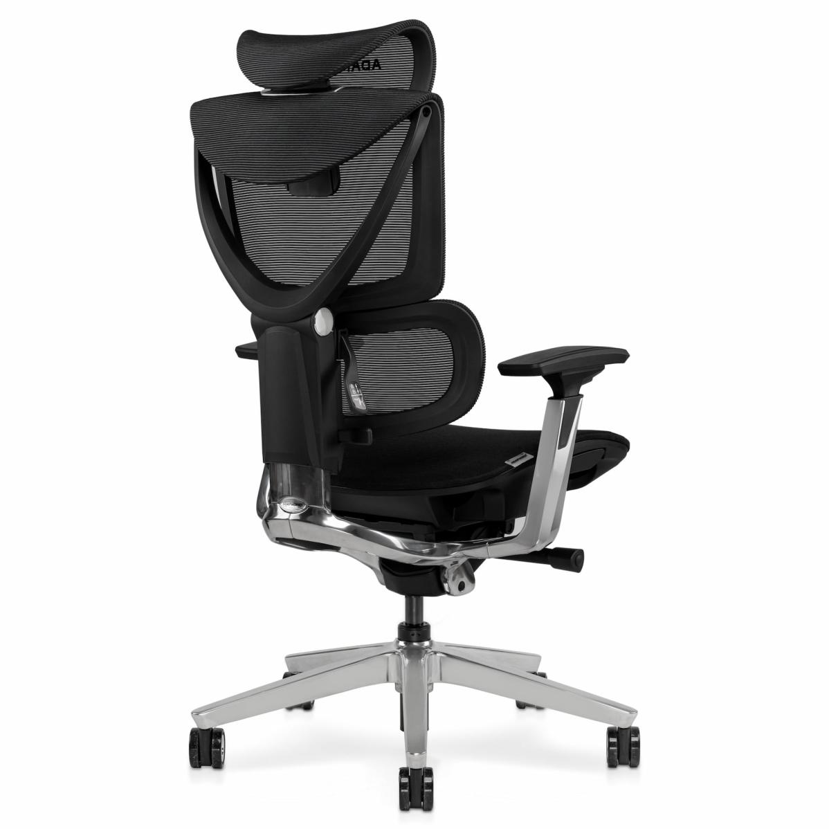 Кресло S3 Pro Senior ErgoChair Platinum Grafite Black, фото 4