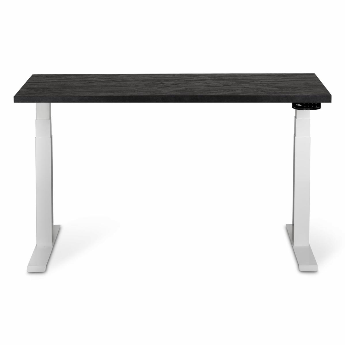 Регулируемый стол AdapDesk Smart 2 Motor Pro 36мм Carbon Black, Snow White, фото 1