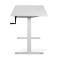 Регульований стіл AdapDesk Smart Manual 18мм Crystal White, Snow White, фото 3 mini