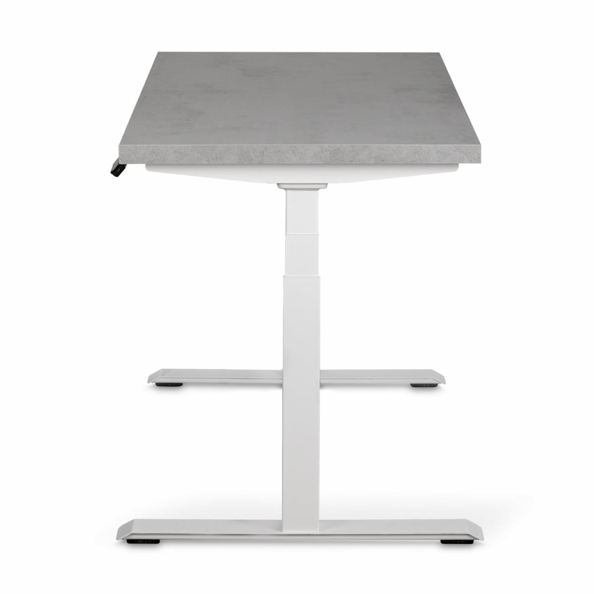 Регулируемый стол AdapDesk Smart 2 Motor Pro 36мм Smoky Gray, Snow White, фото 3