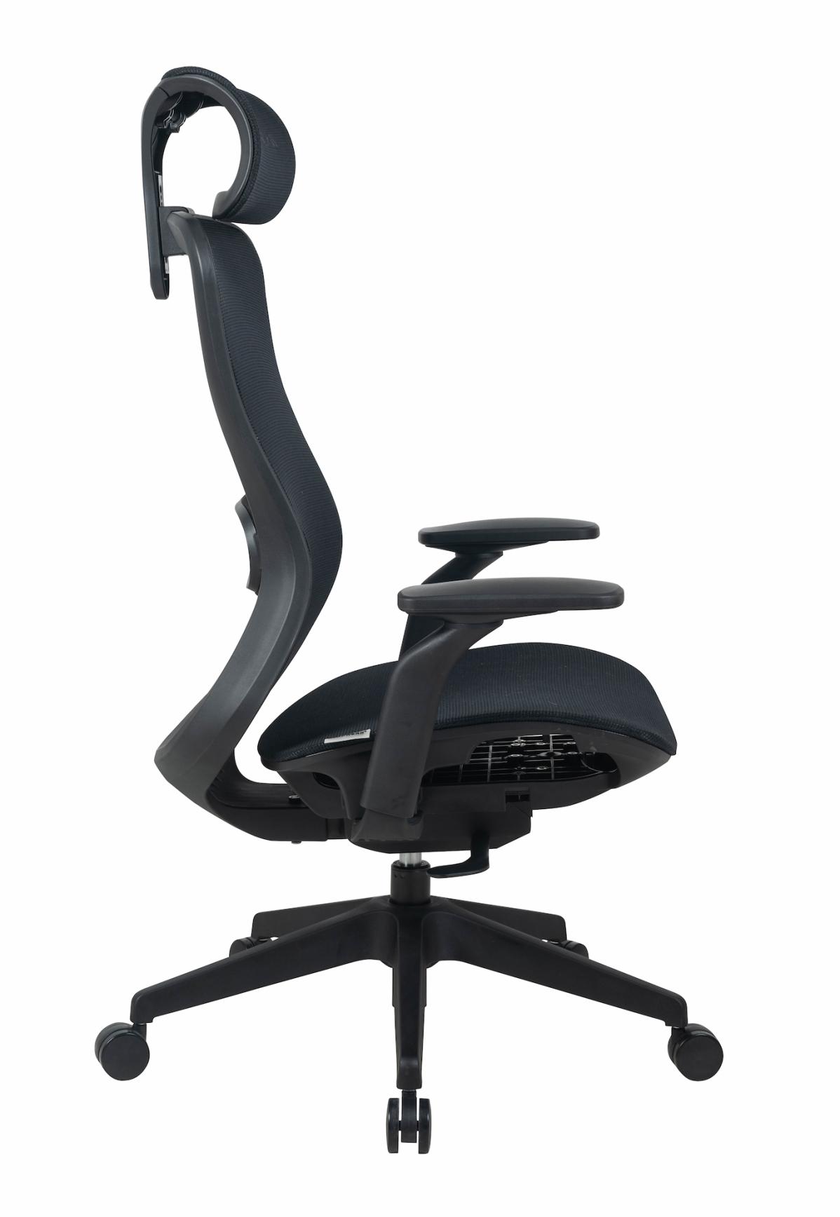 Кресло M4 Mesh Middle Ergochair Deep Black, фото 3