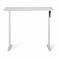 Регульований стіл AdapDesk Smart Manual 18мм Crystal White, Snow White, фото 5 mini