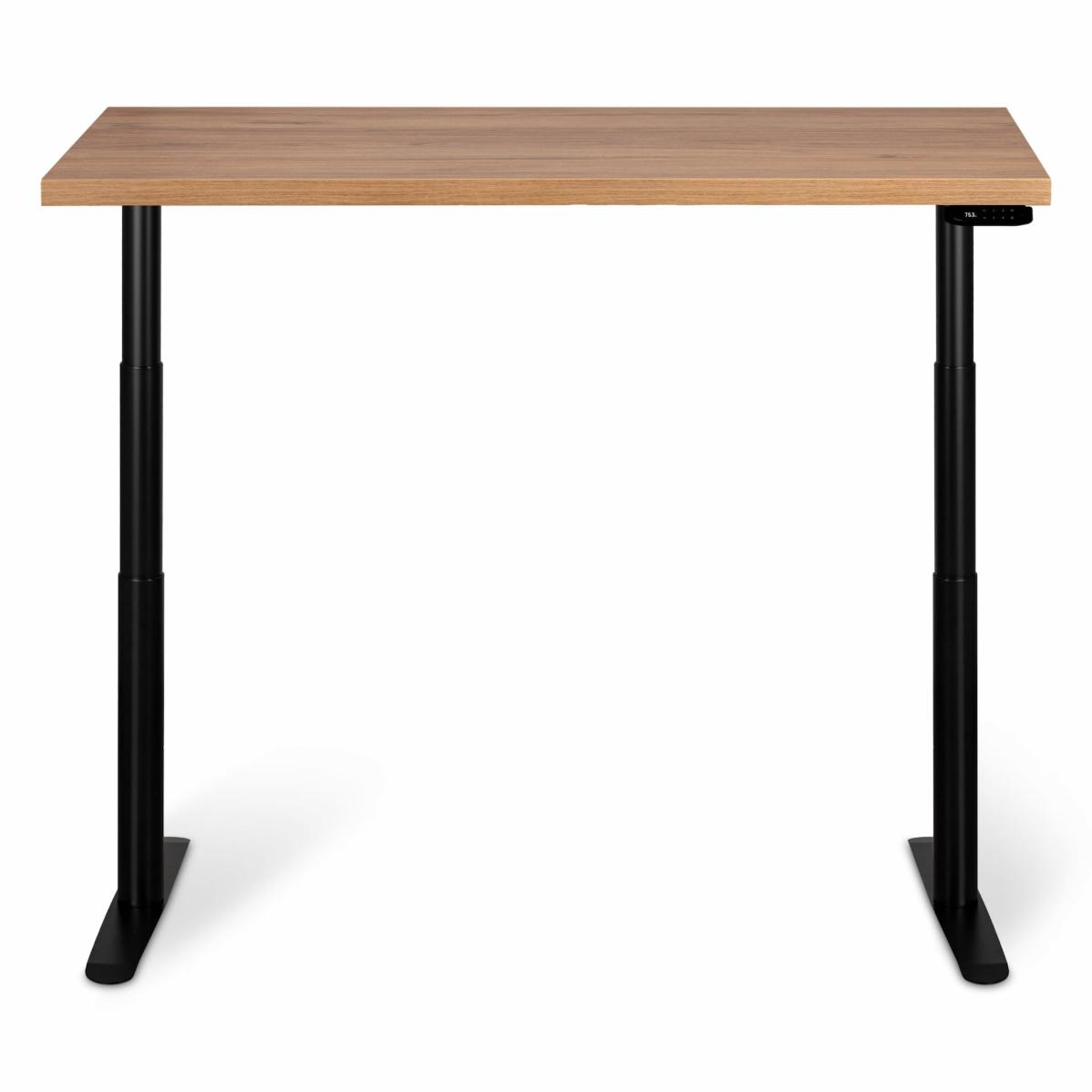 Регулируемый стол AdapDesk Smart 2 Motor Pro Max 36мм Golden Wood, Space Black, фото 5