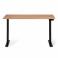 Регульований стіл AdapDesk Smart 1 Motor 18мм Golden Wood, Space Black, фото 1 mini