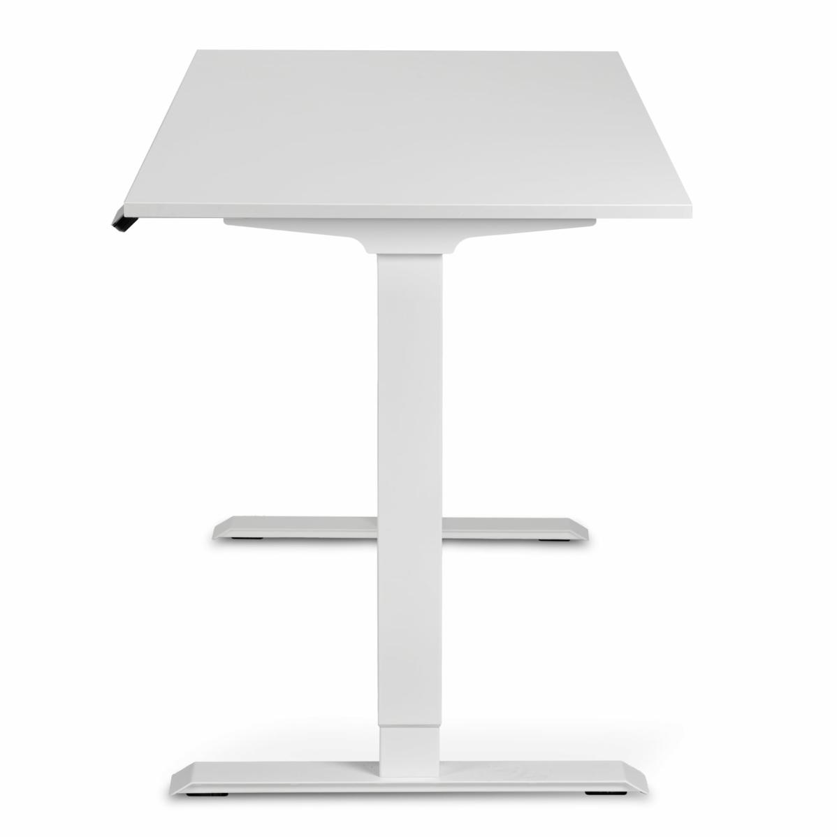 Регульований стіл AdapDesk Smart 2 Motor 18мм Crystal White, Space Black, фото 3