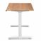 Регульований стіл AdapDesk Smart 2 Motor 18мм Golden Wood, Snow White, фото 3 mini
