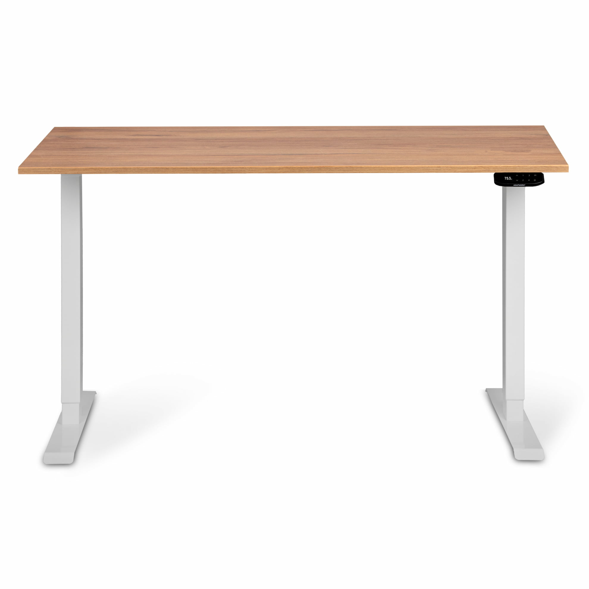 Регульований стіл AdapDesk Smart 2 Motor 18мм Golden Wood, Snow White, фото 1