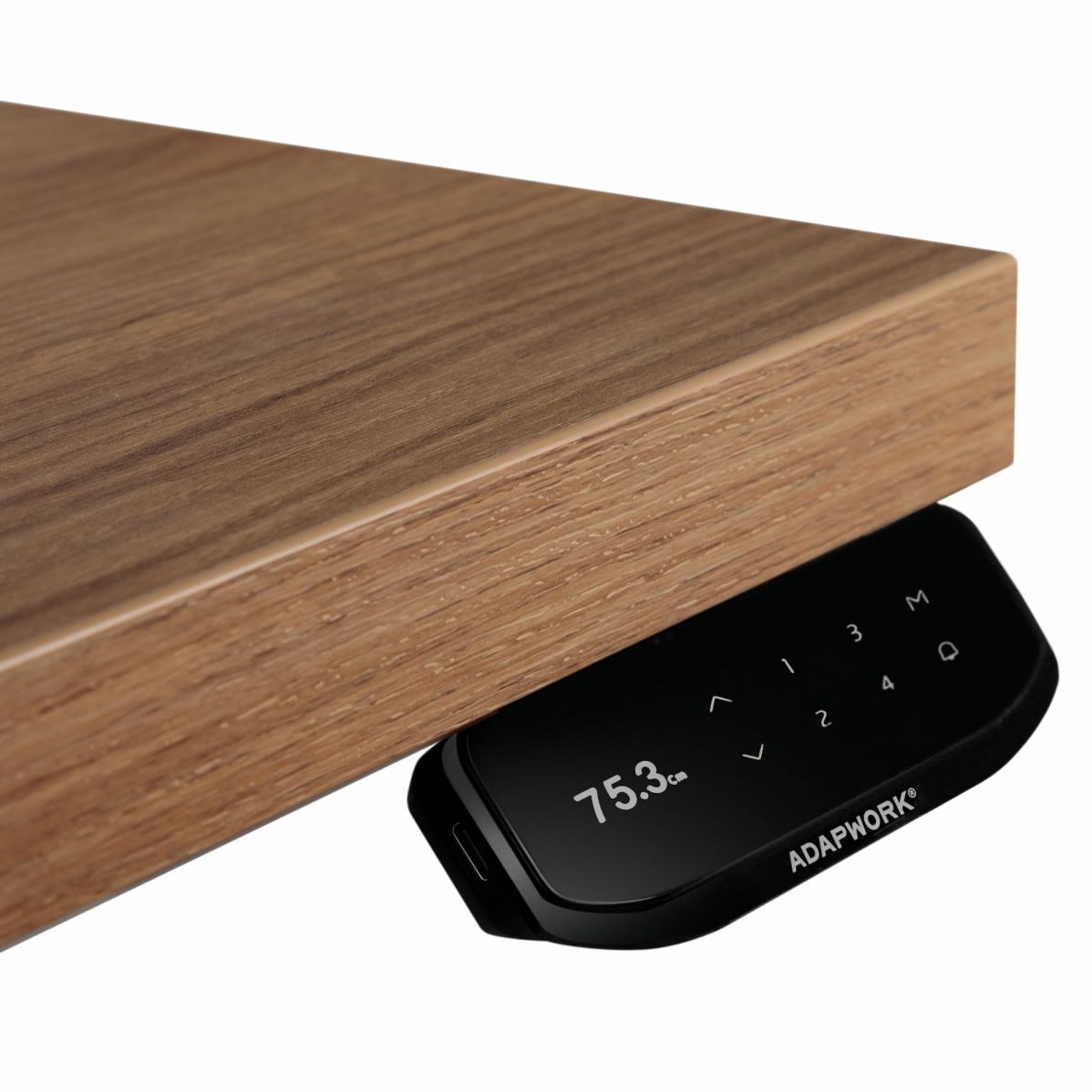 Регулируемый стол AdapDesk Smart 2 Motor Pro 36мм Golden Wood, Snow White, фото 2