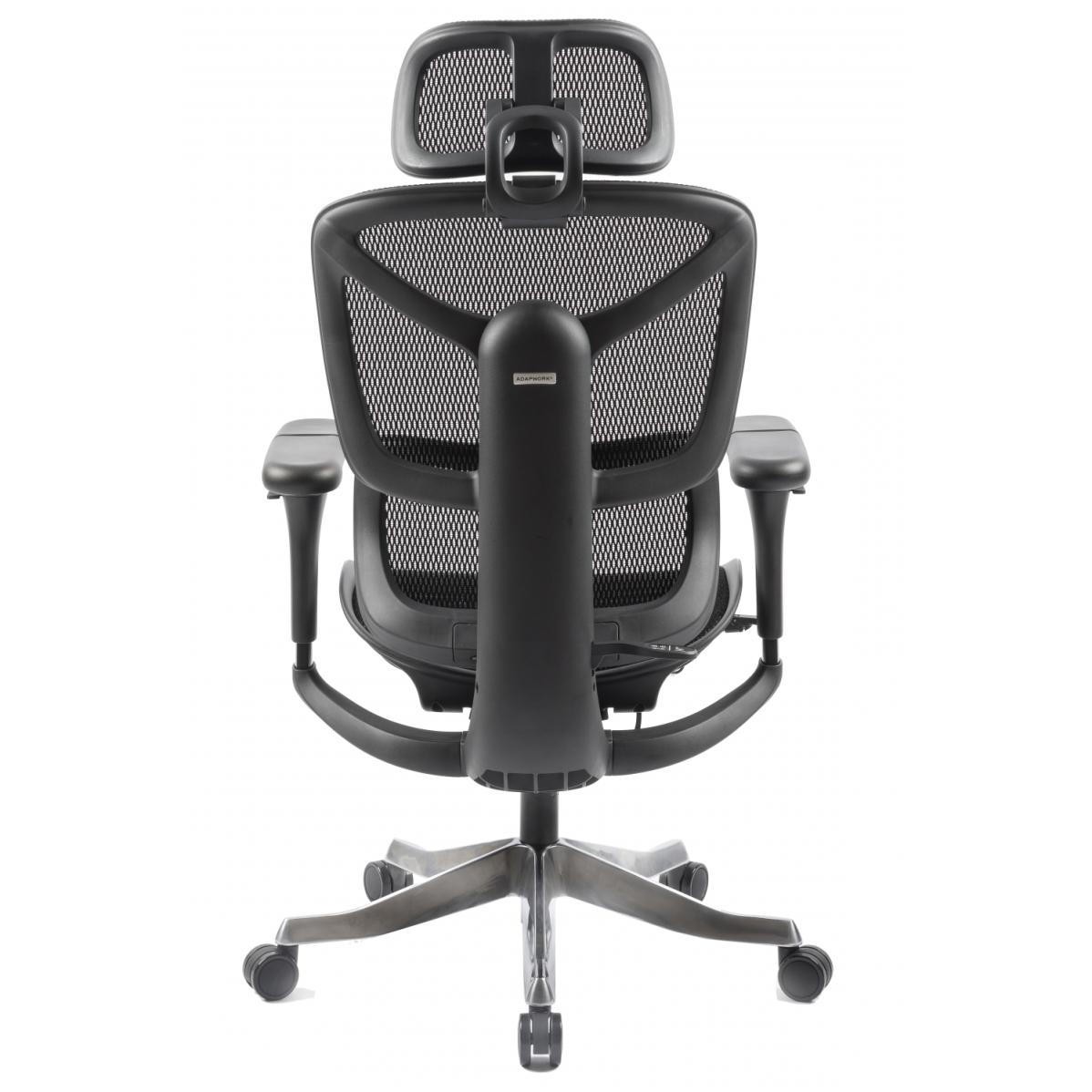 Кресло S7 Mesh Senior ErgoChair Deep Black, фото 5