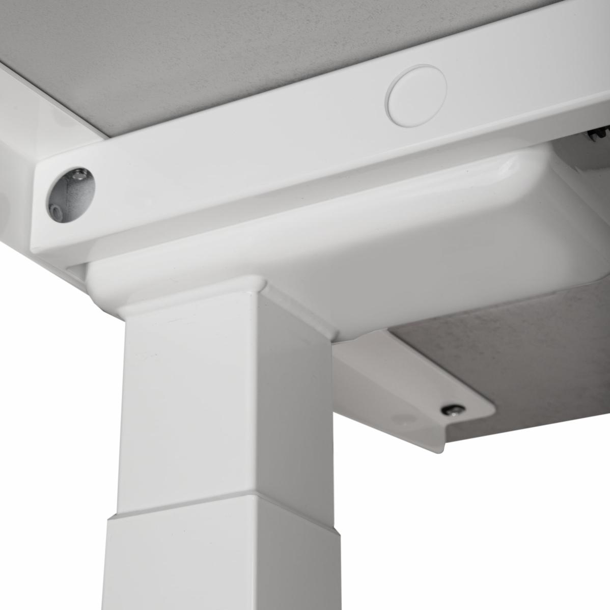 Регулируемый стол AdapDesk Smart 2 Motor Pro 36мм Smoky Gray, Snow White, фото 6