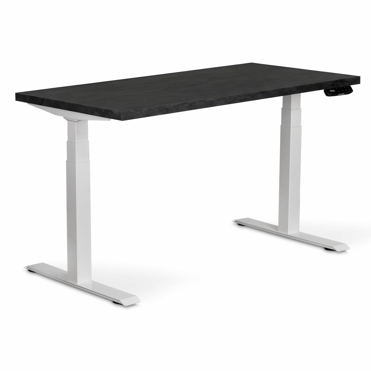 Регулируемый стол AdapDesk Smart 2 Motor Pro 36мм Carbon Black, Snow White, фото 8