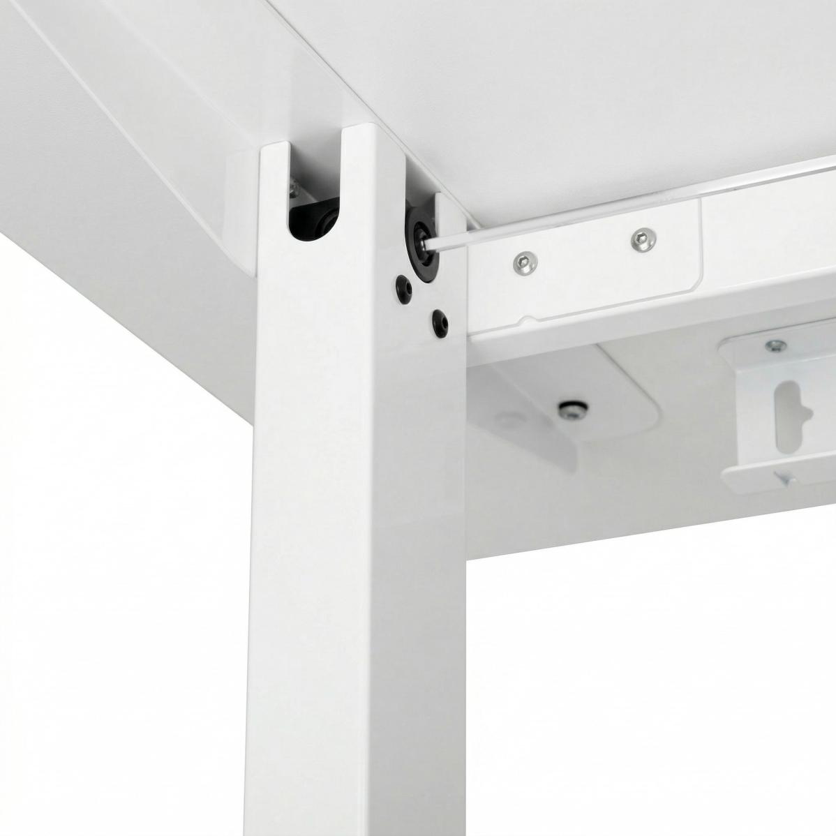 Регулируемый стол AdapDesk Smart Manual 18мм Crystal White, Snow White, фото 6