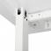 Регульований стіл AdapDesk Smart Manual 18мм Crystal White, Snow White, фото 6 mini