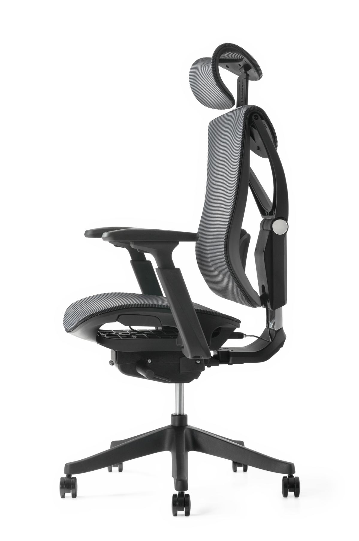 Кресло S1 Mesh Senior ErgoChair Deep Black, фото 6