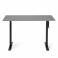 Регульований стіл AdapDesk Smart Manual 18мм Smoky Gray, Space Black, фото 7 mini