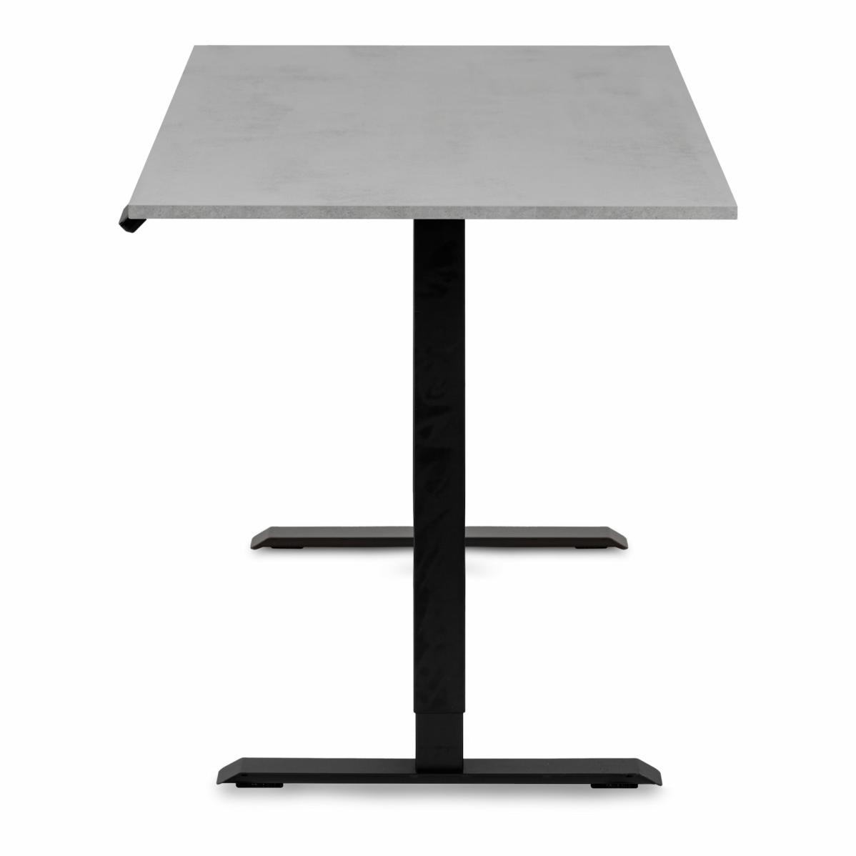 Регулируемый стол AdapDesk Smart 1 Motor 18мм Smoky Gray, Space Black, фото 3
