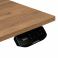 Регульований стіл AdapDesk Smart 1 Motor 18мм Golden Wood, Space Black, фото 2 mini
