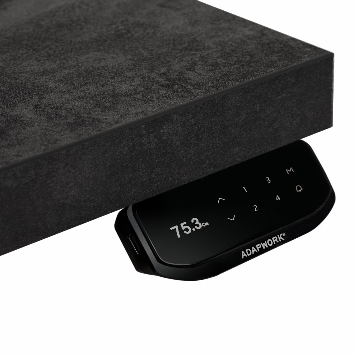 Регулируемый стол AdapDesk Smart 2 Motor Pro 36мм Carbon Black, Snow White, фото 2
