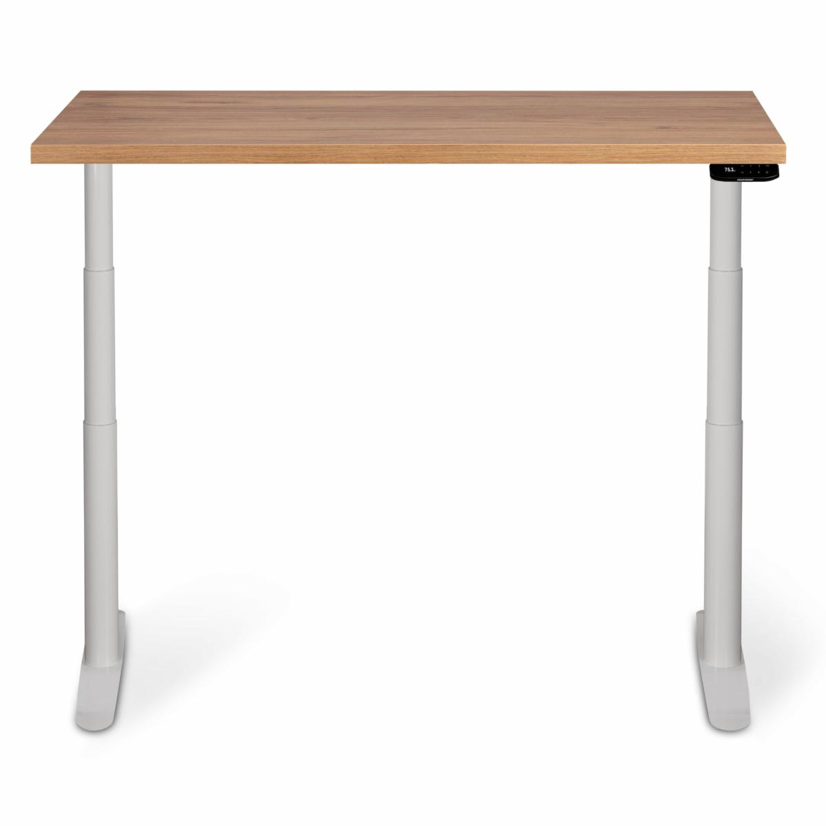 Регулируемый стол AdapDesk Smart 2 Motor Pro Speed 36мм Golden Wood, Snow White, фото 5