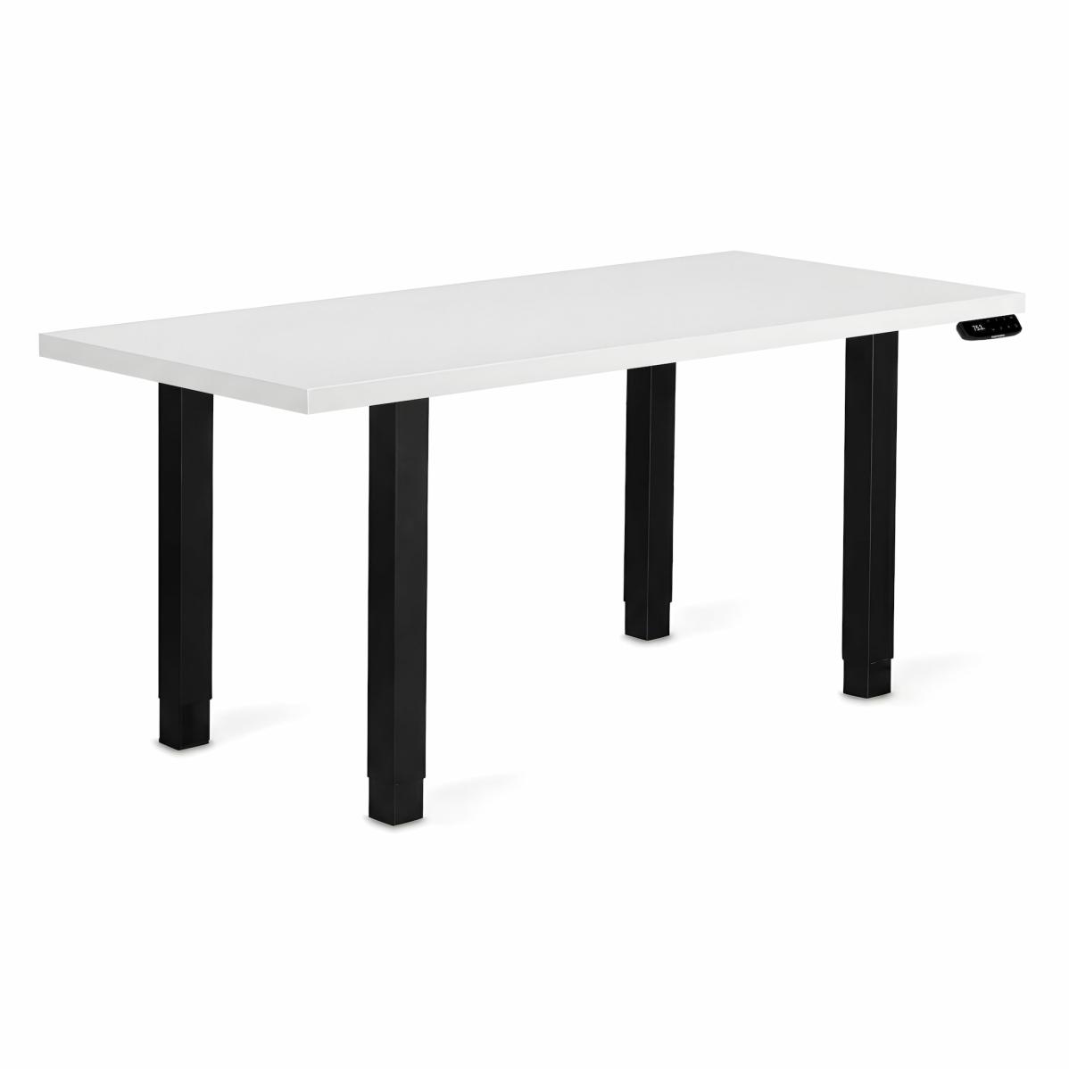 Регулируемый стол AdapDesk Smart 4L 2 Motor 36 мм Crystal White, Space Black, фото 8