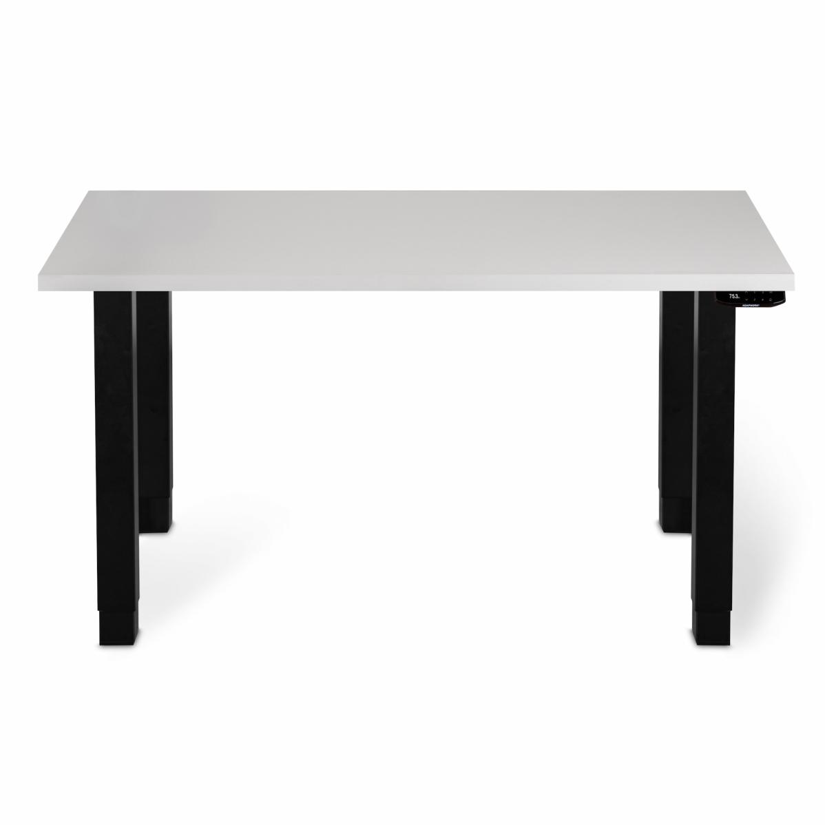 Регулируемый стол AdapDesk Smart 4L 2 Motor 36 мм Crystal White, Space Black, фото 7