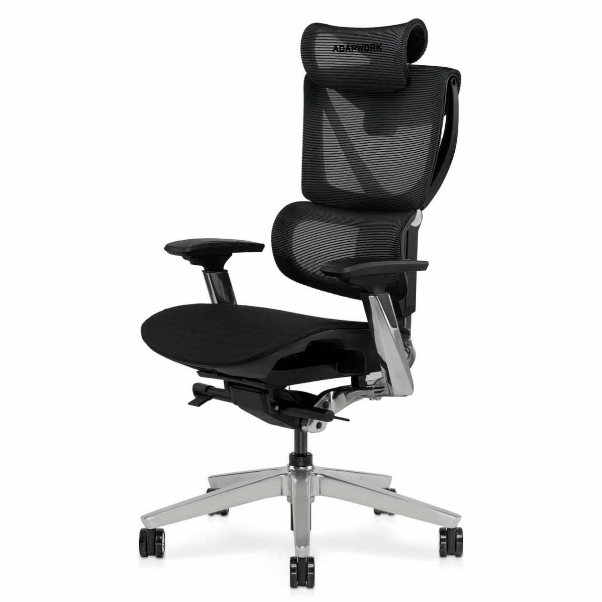 Кресло S3 Pro Senior ErgoChair Platinum Grafite Black, фото 8