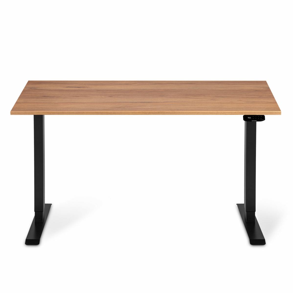 Регульований стіл AdapDesk Smart 2 Motor 18мм Golden Wood, Space Black, фото 7
