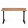 Регульований стіл AdapDesk Smart 2 Motor 18мм Golden Wood, Space Black, фото 7 mini
