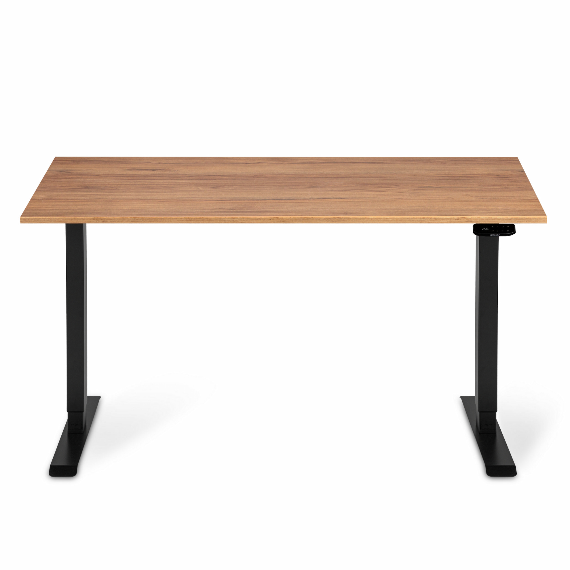 Регульований стіл AdapDesk Smart 2 Motor 18мм Golden Wood, Space Black, фото 7