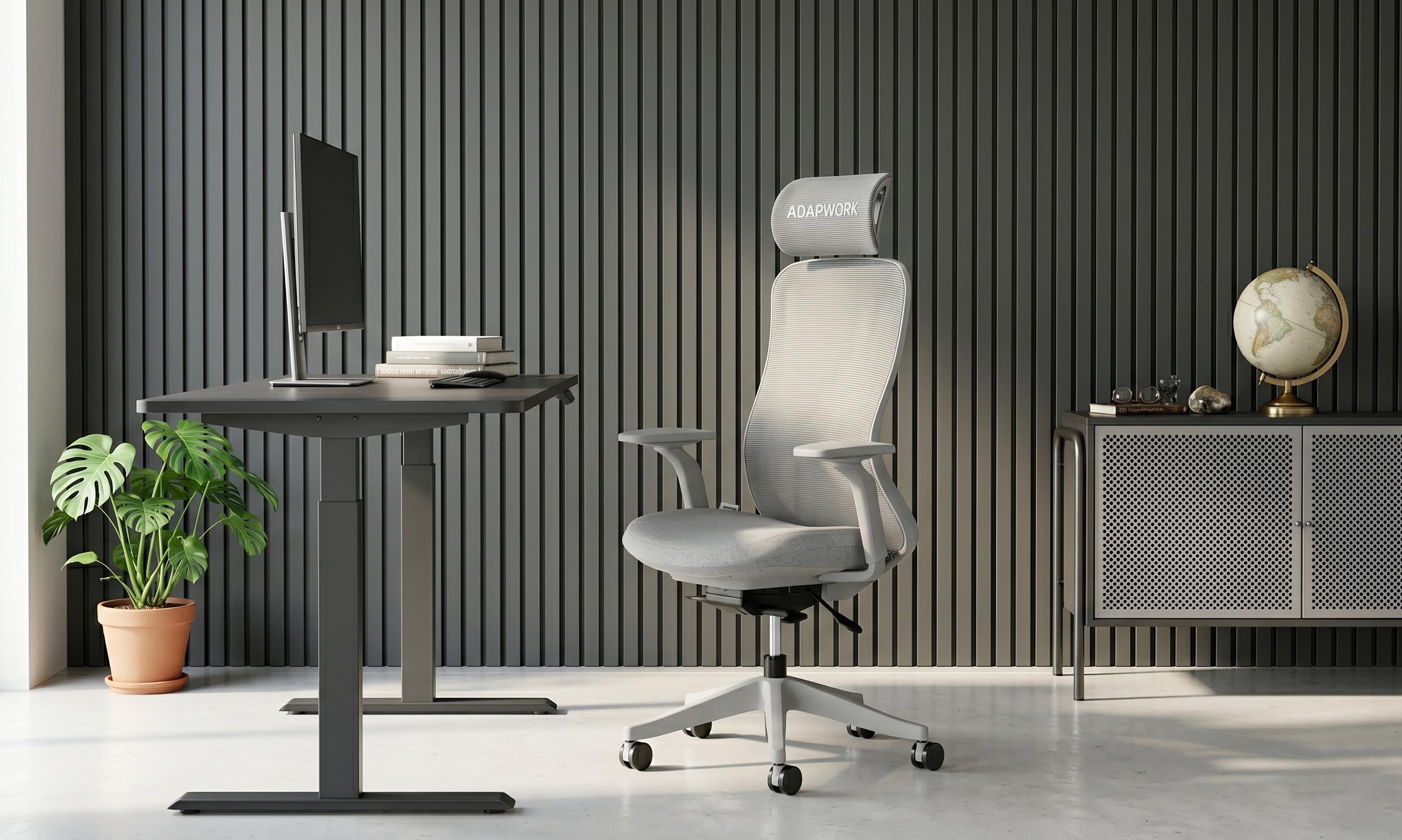 Крісло M4 Middle ErgoChair Deep Grey