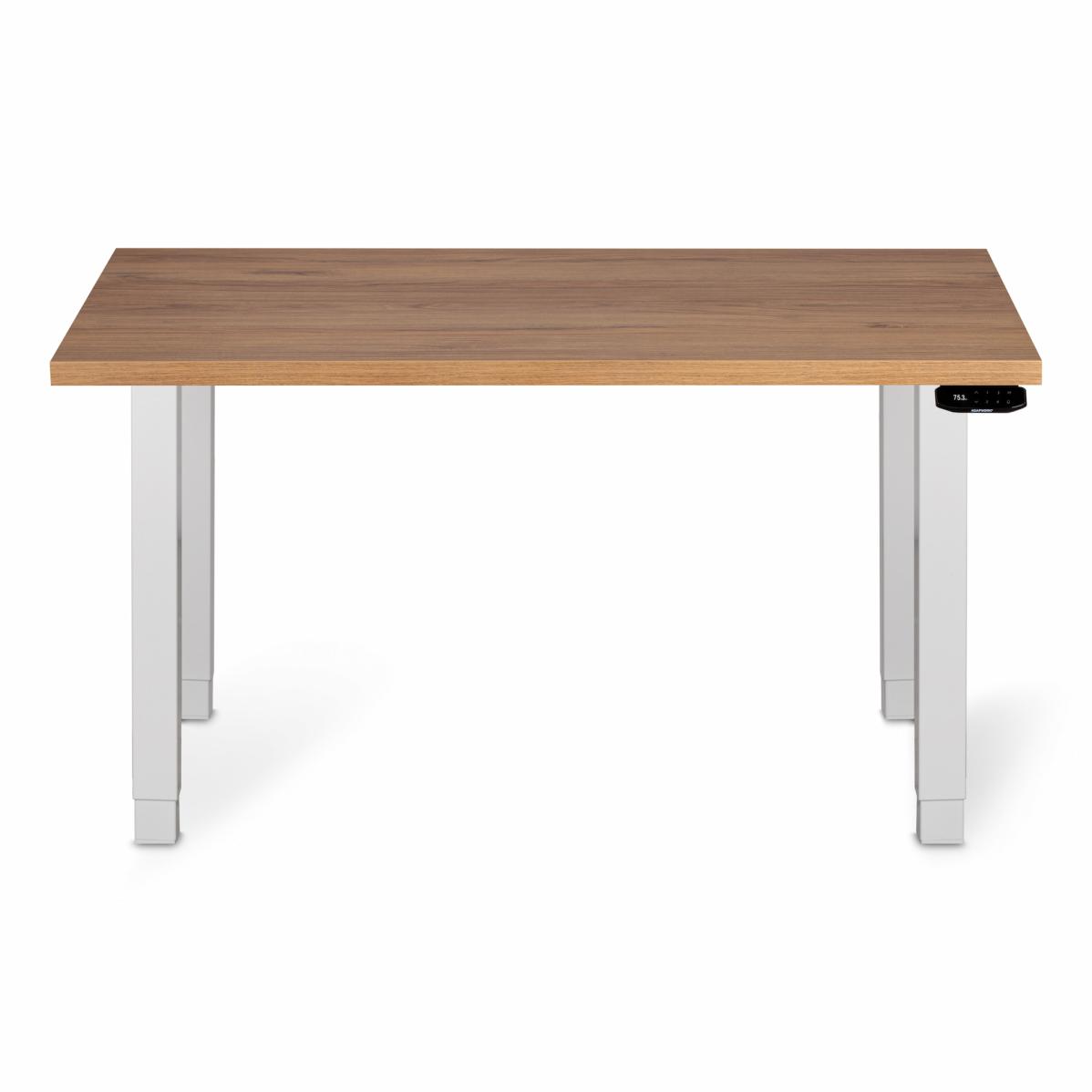Регулируемый стол AdapDesk Smart 4L 2 Motor 36 мм Golden Wood, Snow White, фото 7