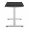 Регульований стіл AdapDesk Smart 2 Motor Pro Max 36мм Carbon Black, Snow White, фото 3 mini