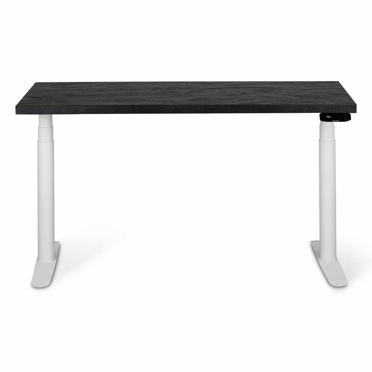 Регулируемый стол AdapDesk Smart 2 Motor Pro Speed 36мм Carbon Black, Snow White, фото 1