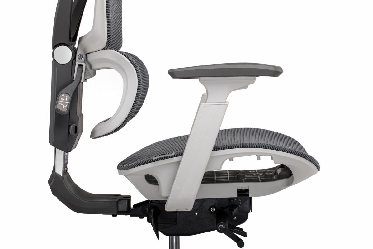 Крісло S3 Mesh Senior ErgoChair Alpine Grey, фото 9