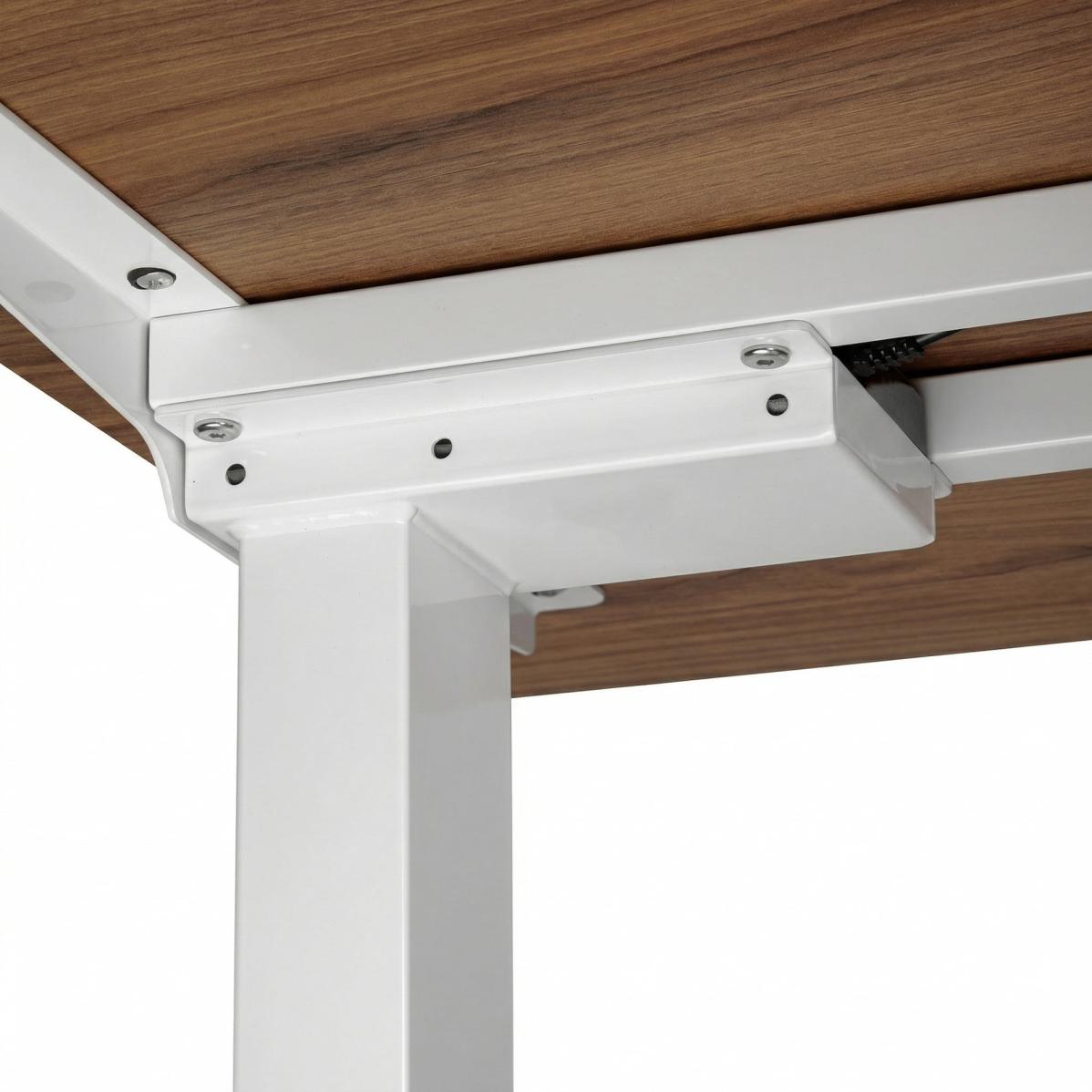 Регульований стіл AdapDesk Smart 2 Motor 18мм Golden Wood, Snow White, фото 6