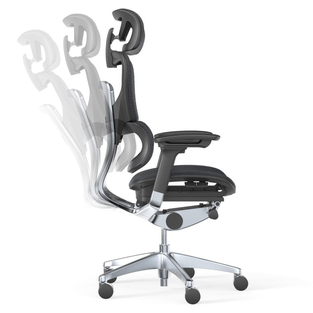 Крісло L1 Mesh Lead Ergochair Deep Black, фото 3