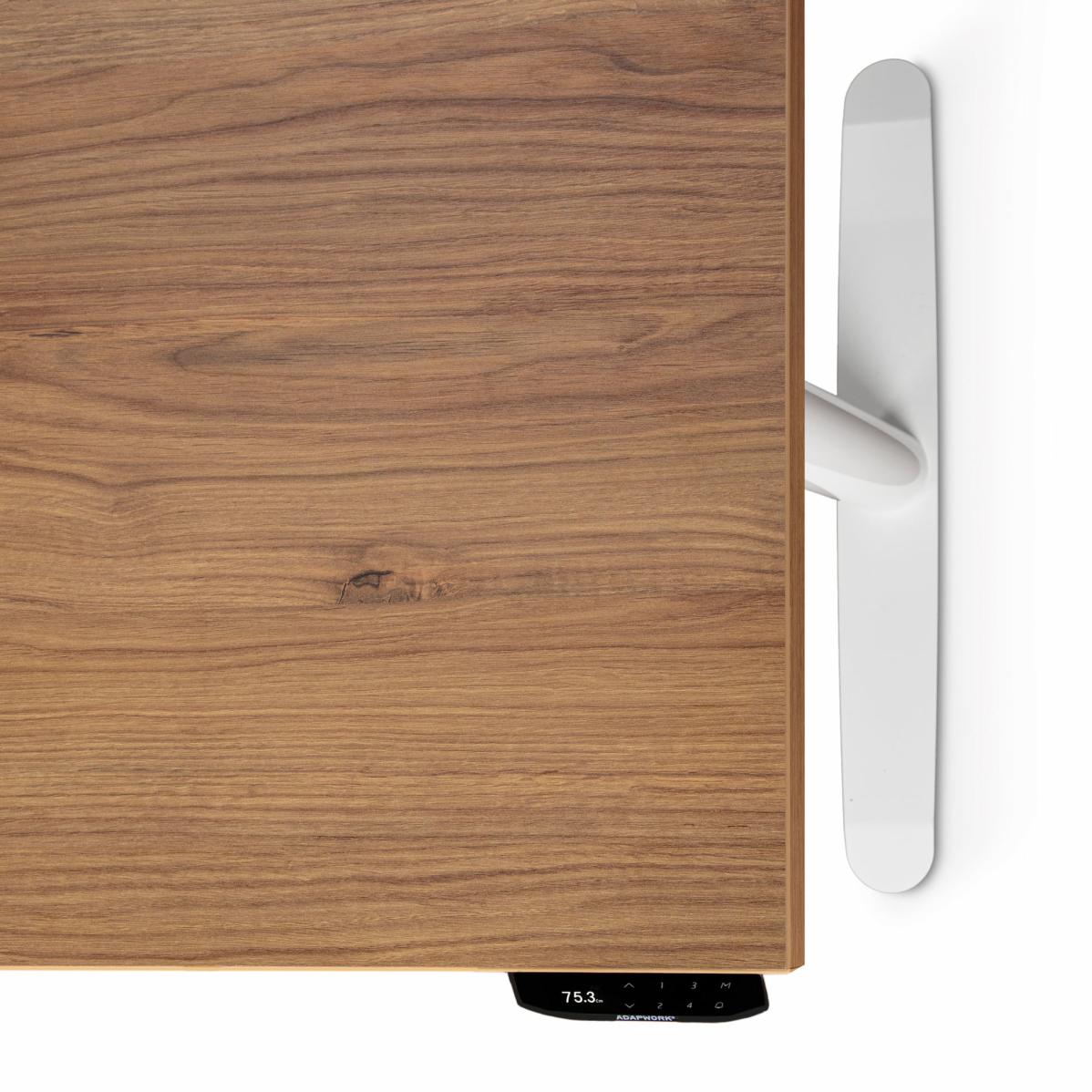 Регулируемый стол AdapDesk Smart 2 Motor Pro Speed 36мм Golden Wood, Snow White, фото 4