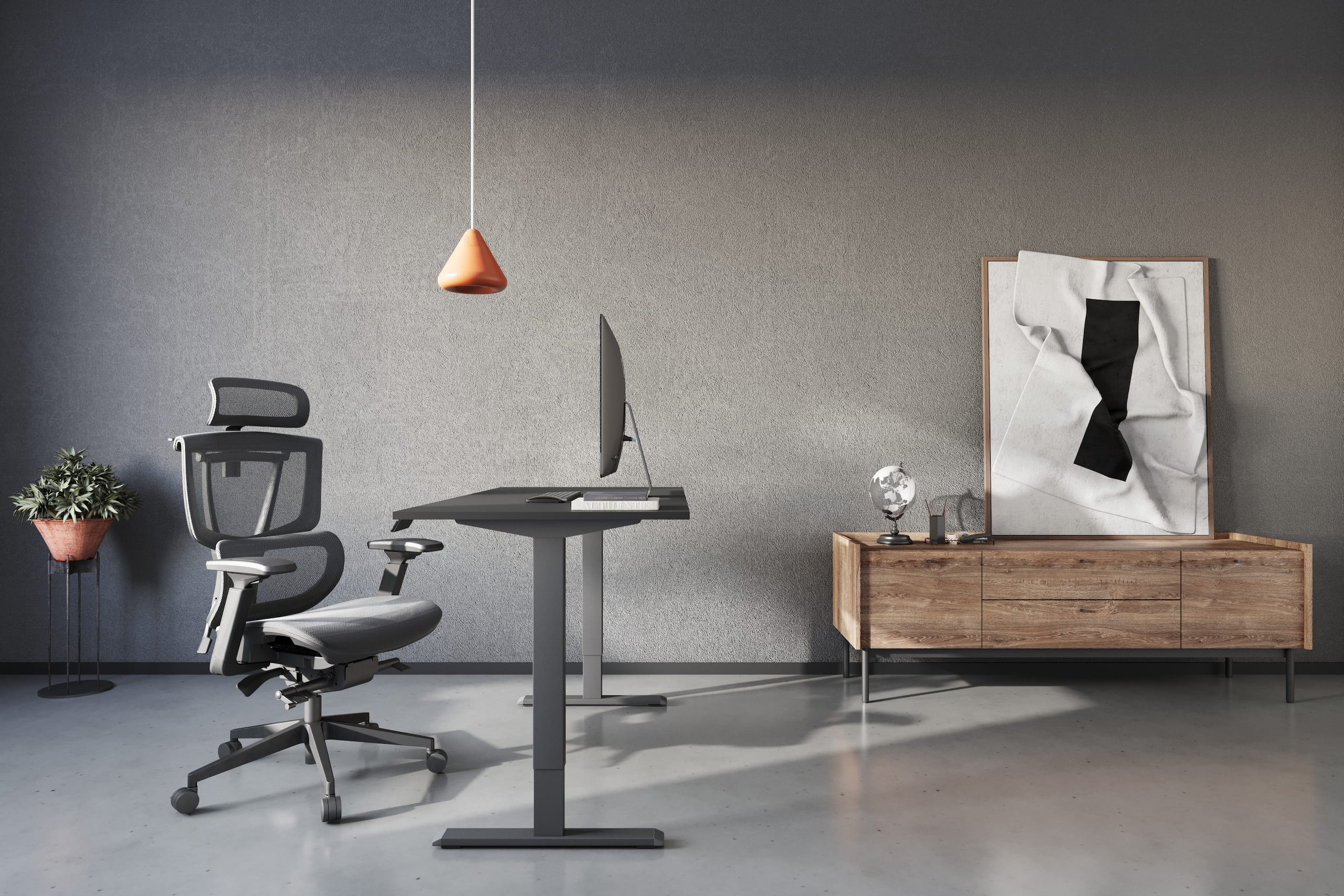 Кресло S2 Mesh Senior ErgoChair Deep Black