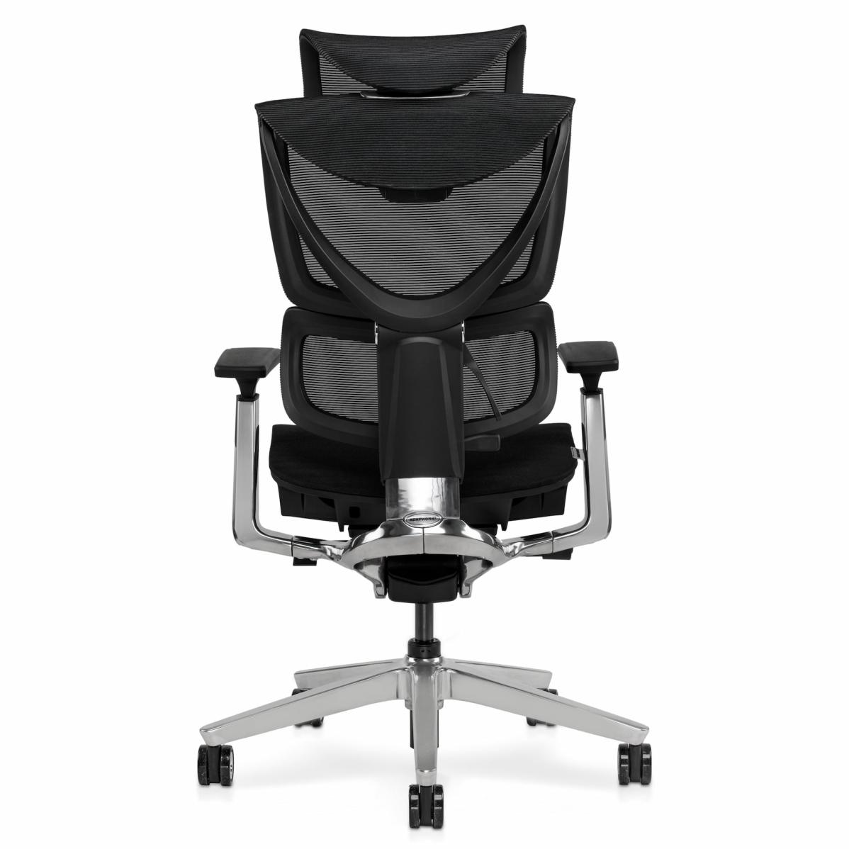 Кресло S3 Pro Senior ErgoChair Platinum Grafite Black, фото 5