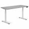 Регульований стіл AdapDesk Smart 2 Motor Pro Max 36мм Smoky Gray, Snow White, фото 8 mini