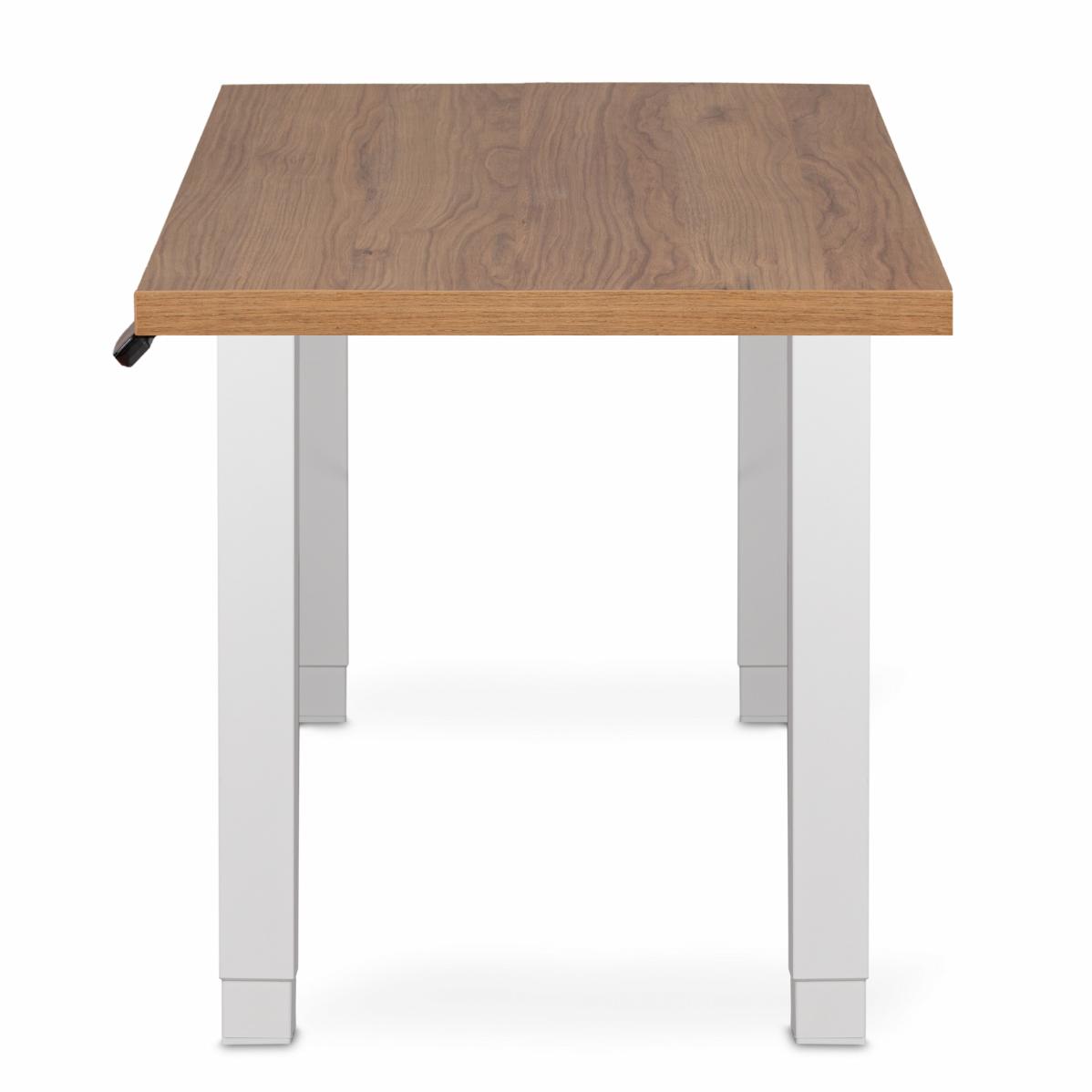 Регулируемый стол AdapDesk Smart 4L 2 Motor 36 мм Golden Wood, Snow White, фото 3