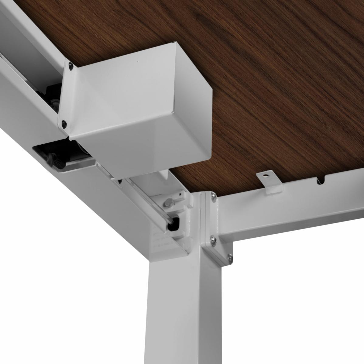Регулируемый стол AdapDesk Smart 4L 2 Motor 36 мм Golden Wood, Snow White, фото 6