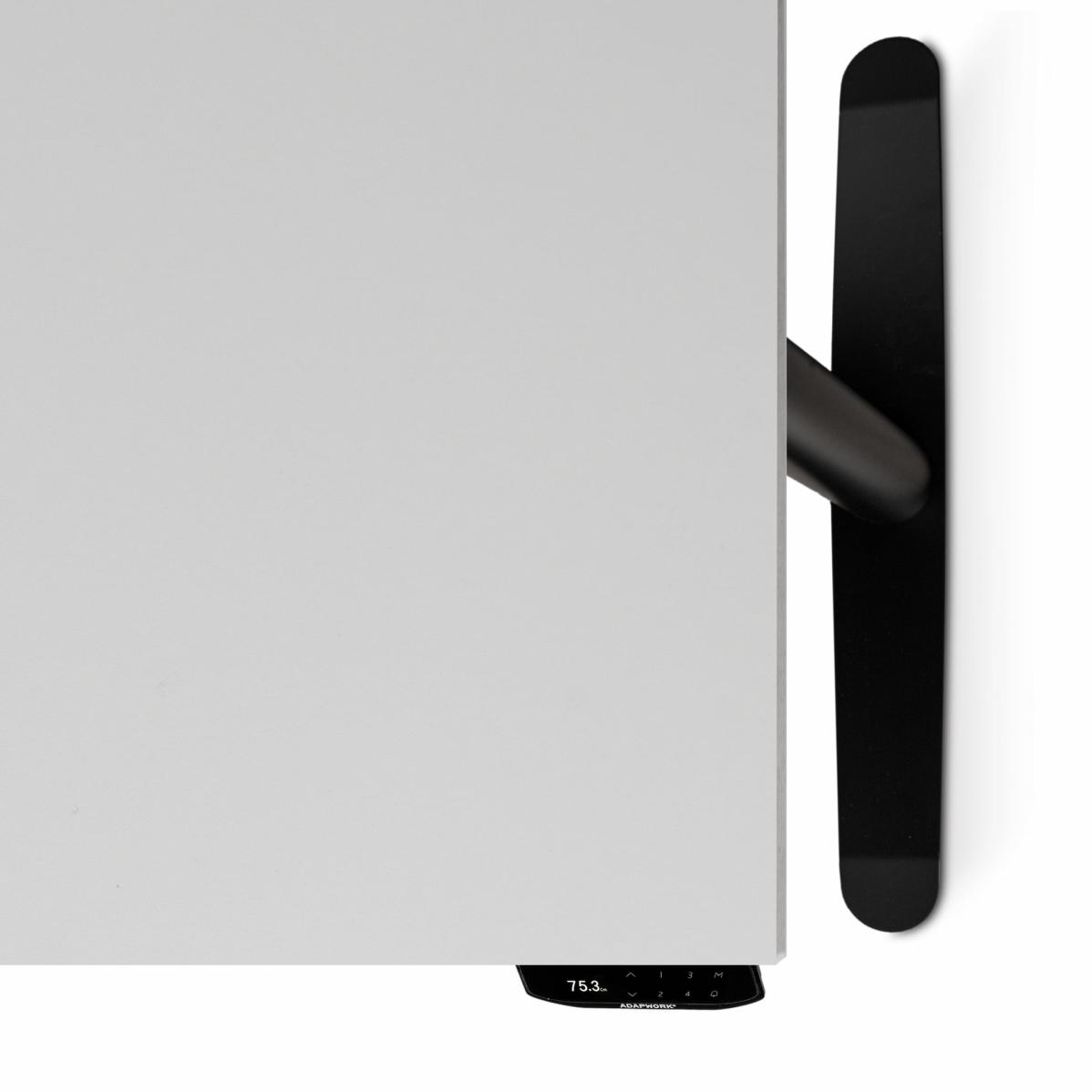 Регулируемый стол AdapDesk Smart 2 Motor Pro Max 36мм Crystal White, Space Black, фото 4