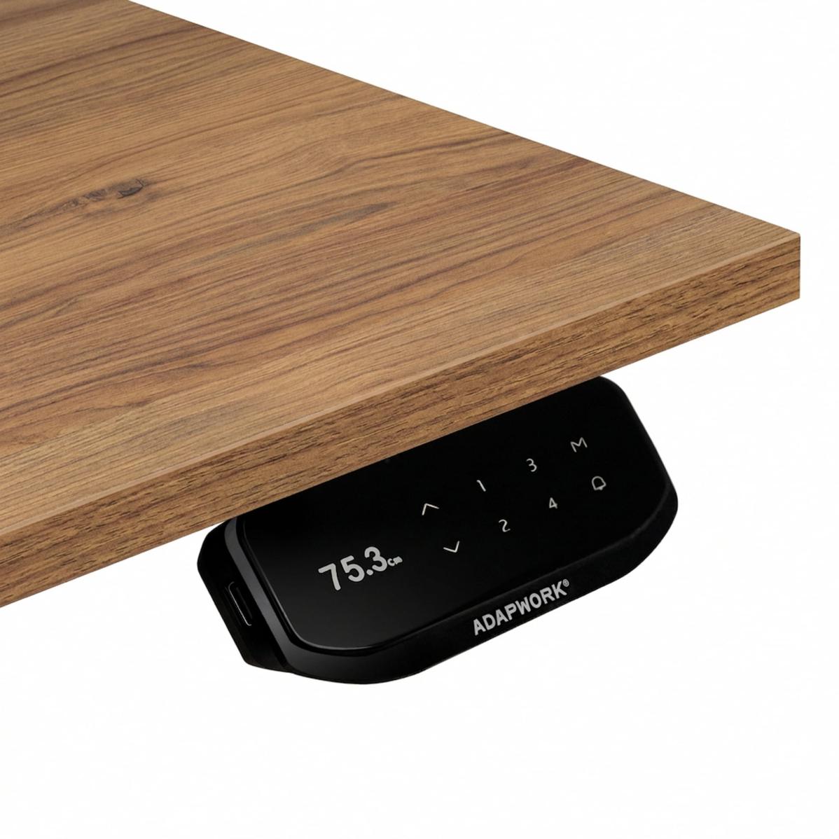 Регулируемый стол AdapDesk Smart 1 Motor 18мм Golden Wood, Snow White, фото 2